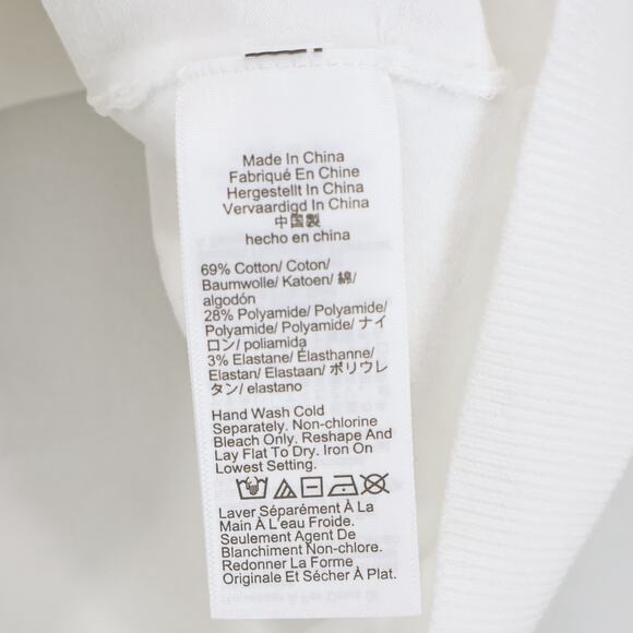 NWT J.Crew Jackie Sweater Shell Premium Ultra Fine Cotton White Size Medium - Picture 11 of 11